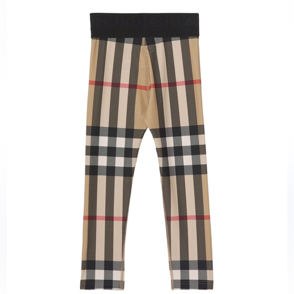 Burberry Girls Check Gina Leggings elastic waist great condition Youth Size 12 - Picture 14 of 16